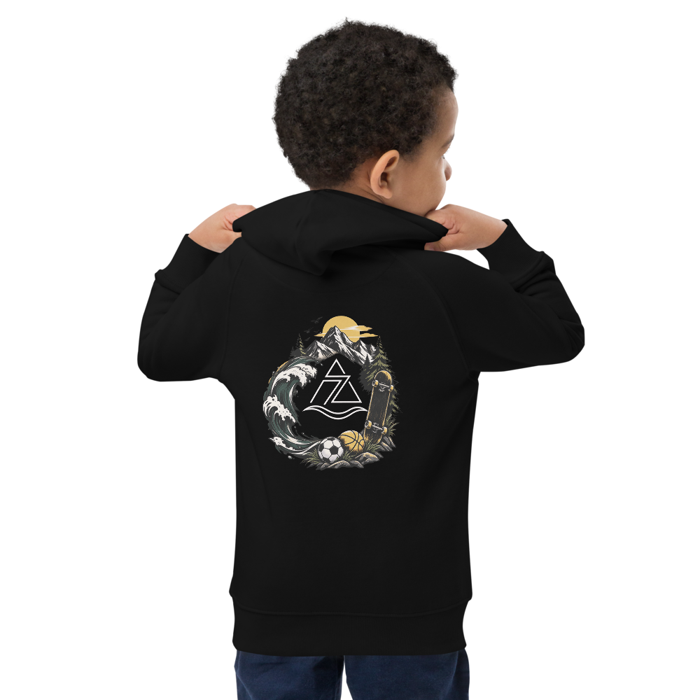 Sweat à Capuche Ado Enfant Coton Bio | ZION EVOLUTION