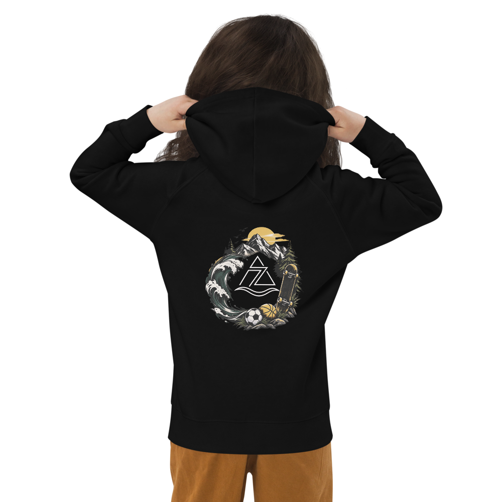 Sweat à Capuche Ado Enfant Coton Bio | ZION EVOLUTION