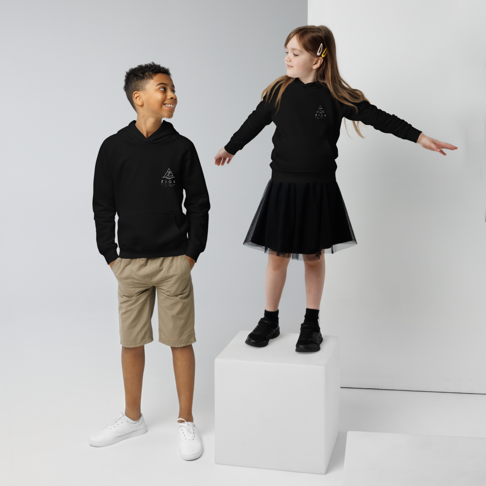 Sweat à Capuche Ado Enfant Coton Bio | ZION EVOLUTION