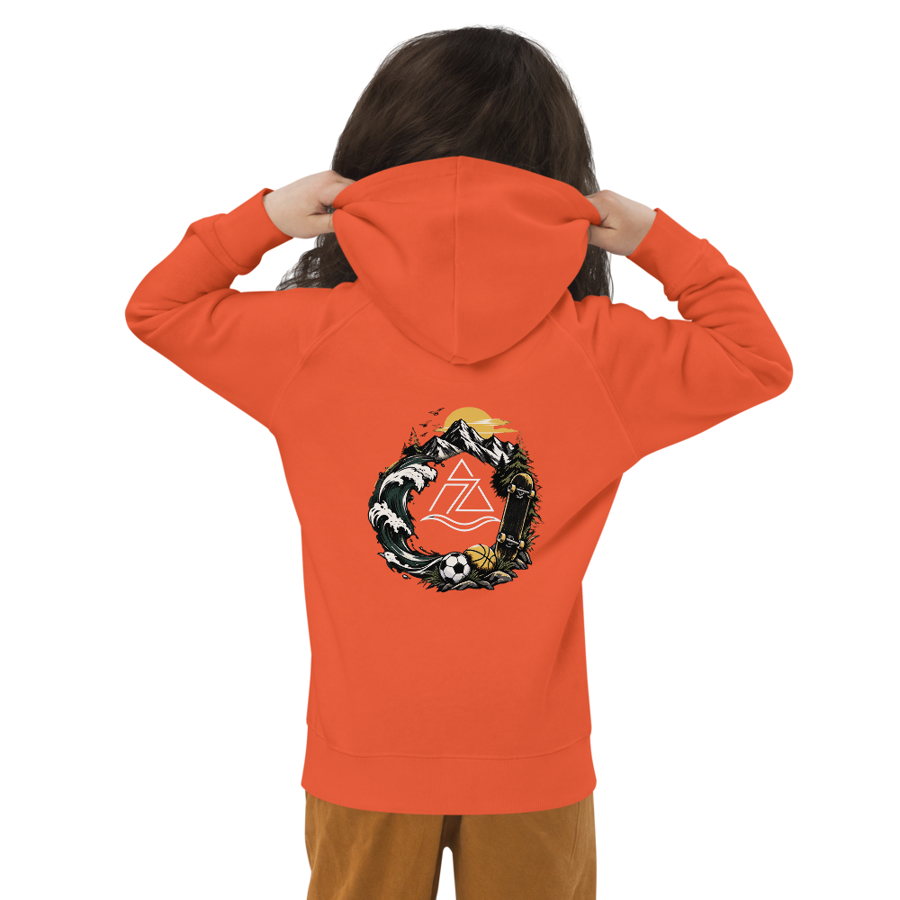 Sweat à Capuche Ado Enfant Coton Bio | ZION EVOLUTION