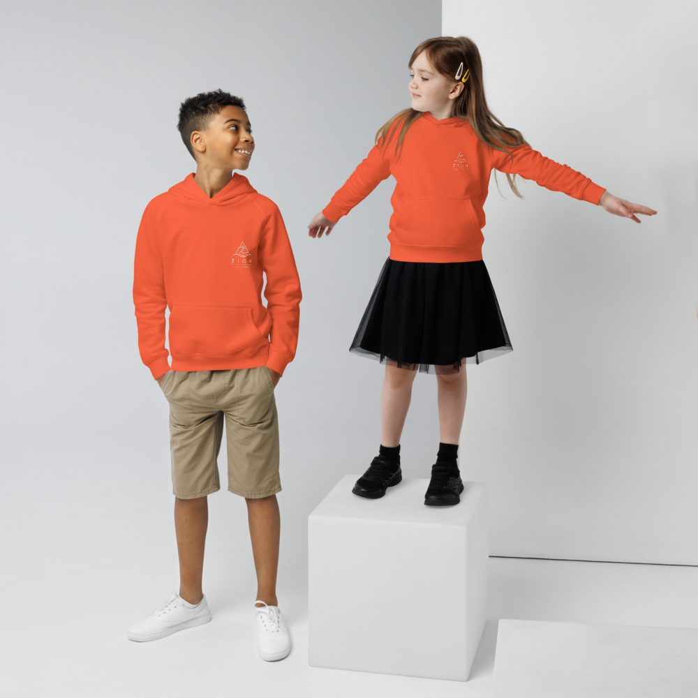 Sweat à Capuche Ado Enfant Coton Bio | ZION EVOLUTION