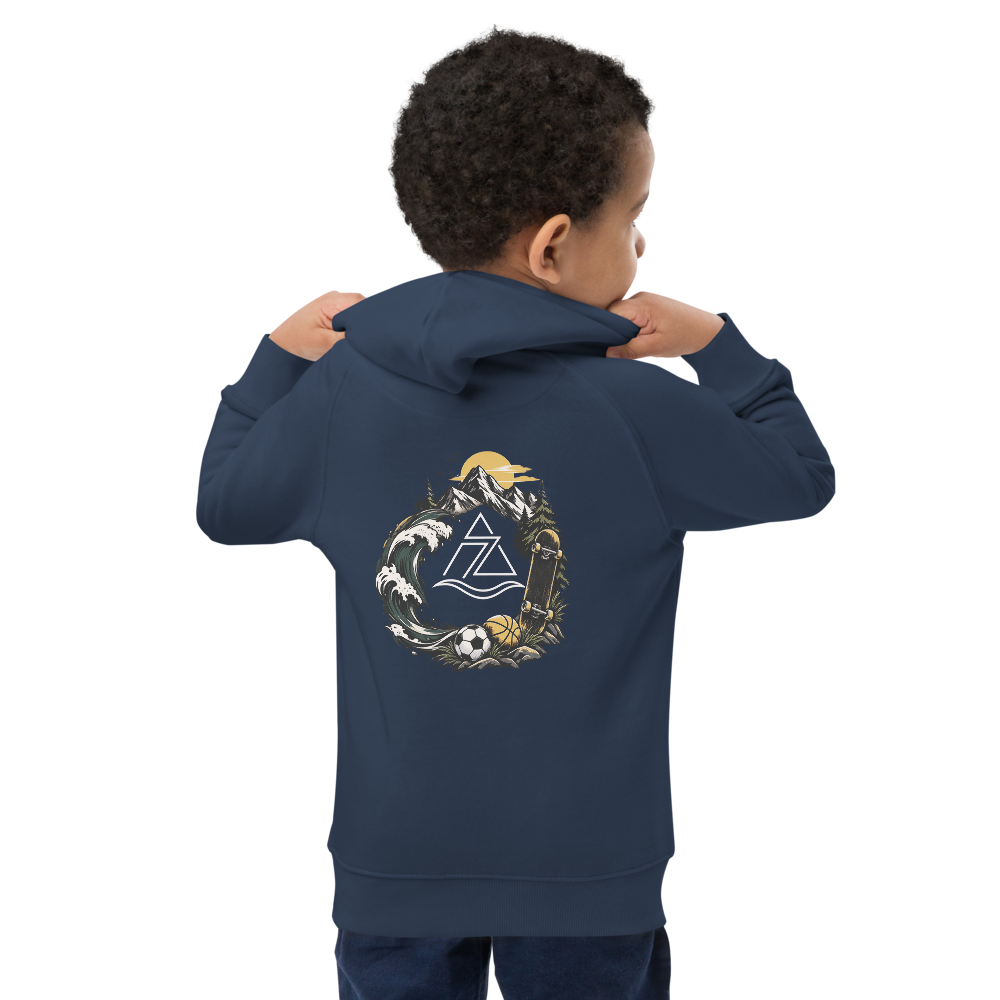 Sweat à Capuche Ado Enfant Coton Bio | ZION EVOLUTION