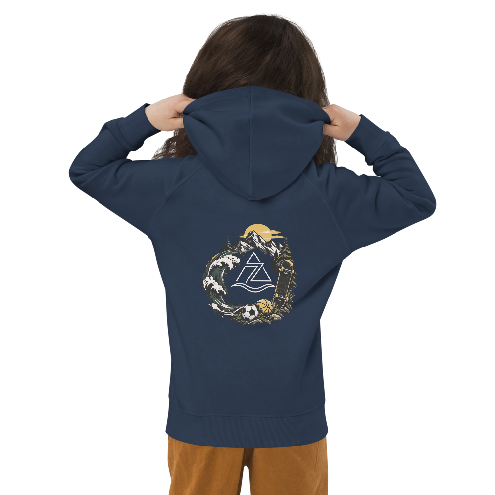 Sweat à Capuche Ado Enfant Coton Bio | ZION EVOLUTION