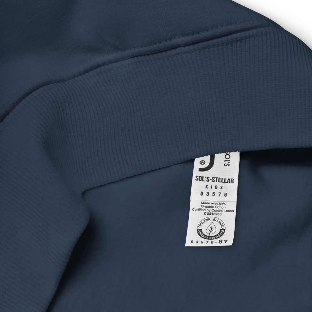 Sweat à Capuche Ado Enfant Coton Bio | ZION EVOLUTION