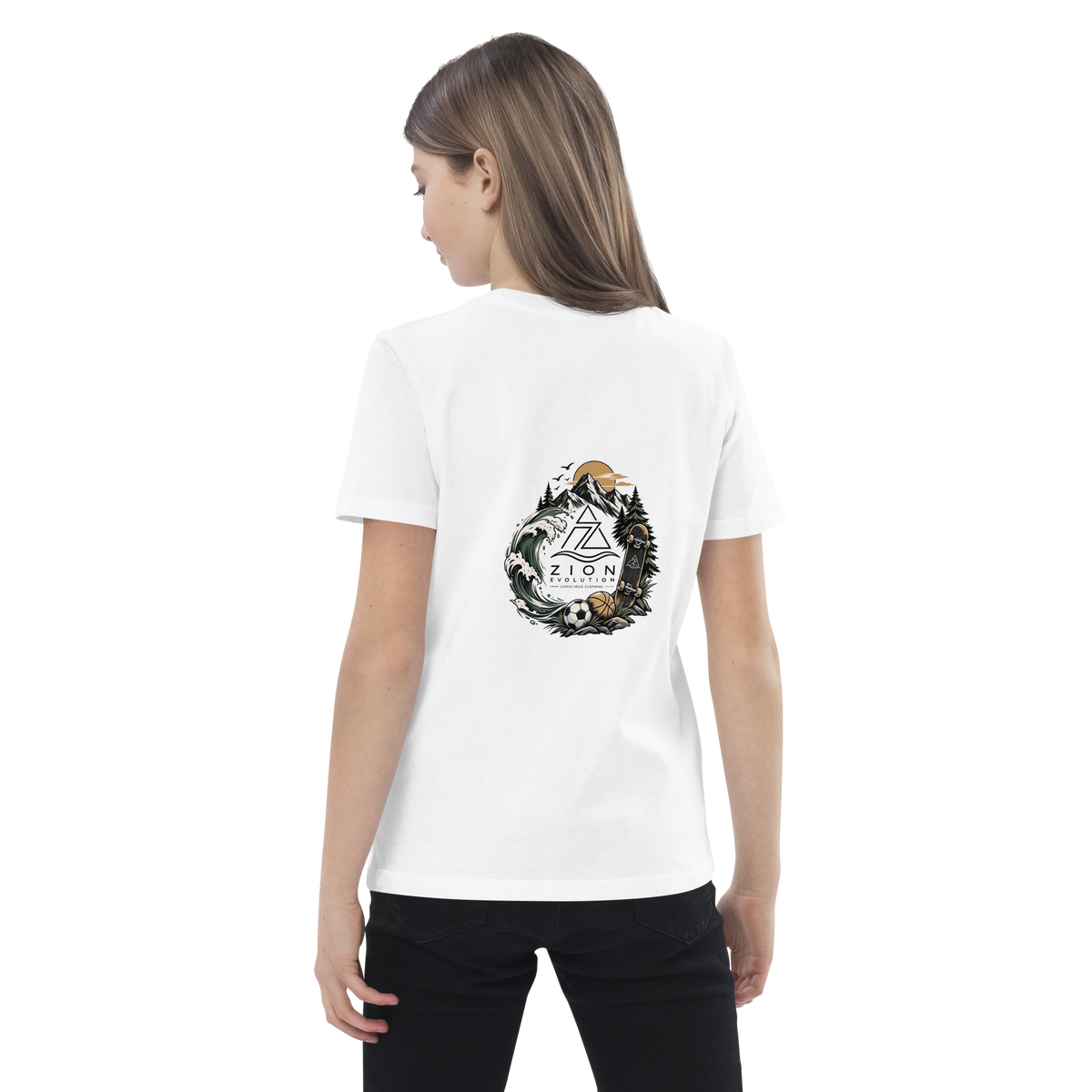T-shirt Enfant en Coton Bio | Streetwear ZION EVOLUTION