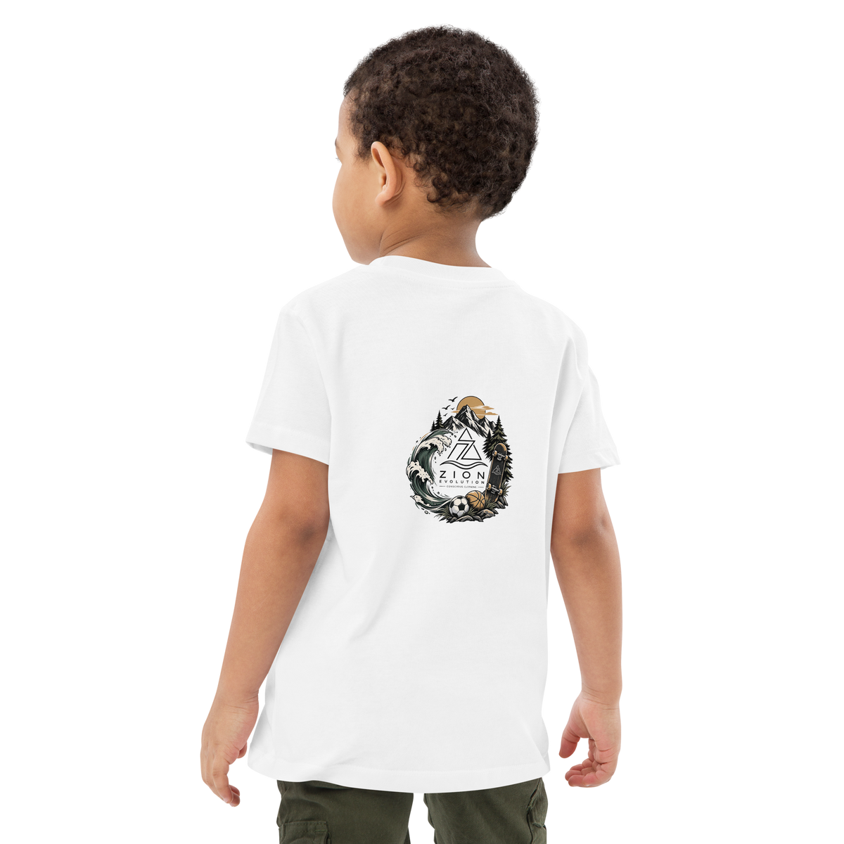 T-shirt Enfant en Coton Bio | Streetwear ZION EVOLUTION