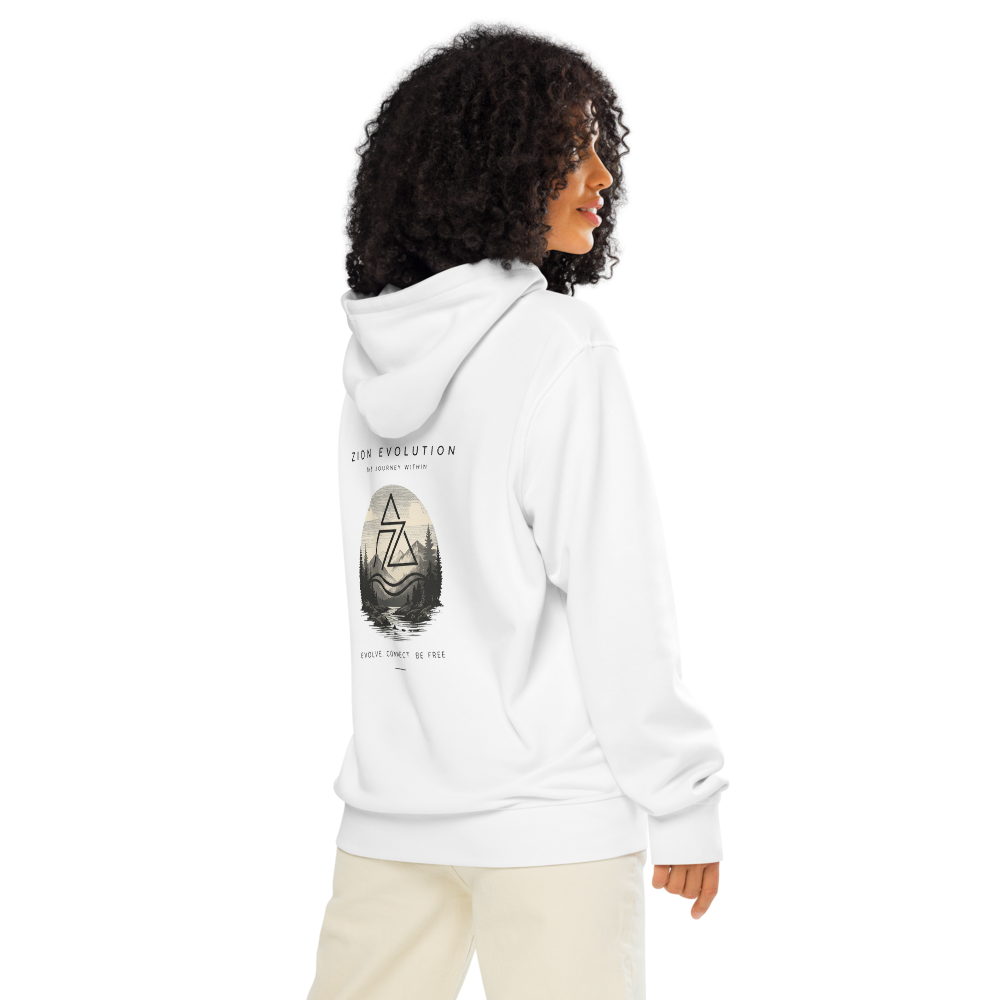 Sweat à Capuche Unisexe Coton Bio | ZION EVOLUTION